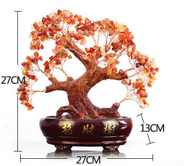 BONSAI JEWEL TREE 11" STATUE